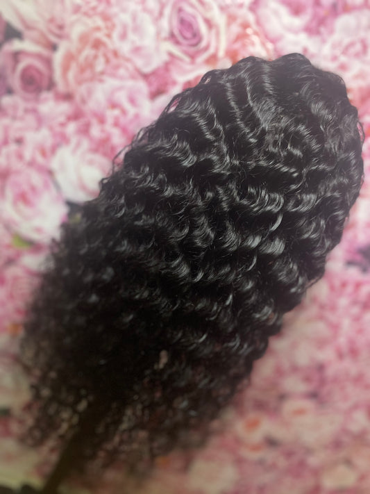 Deep Wave transparent lace 14x3 frontal wigs